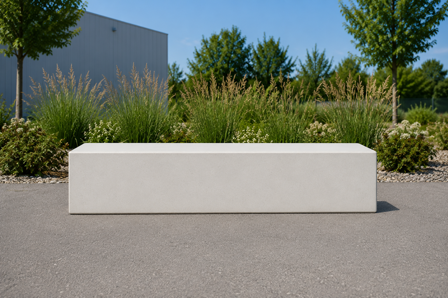 Bloc béton empilable sans ergots