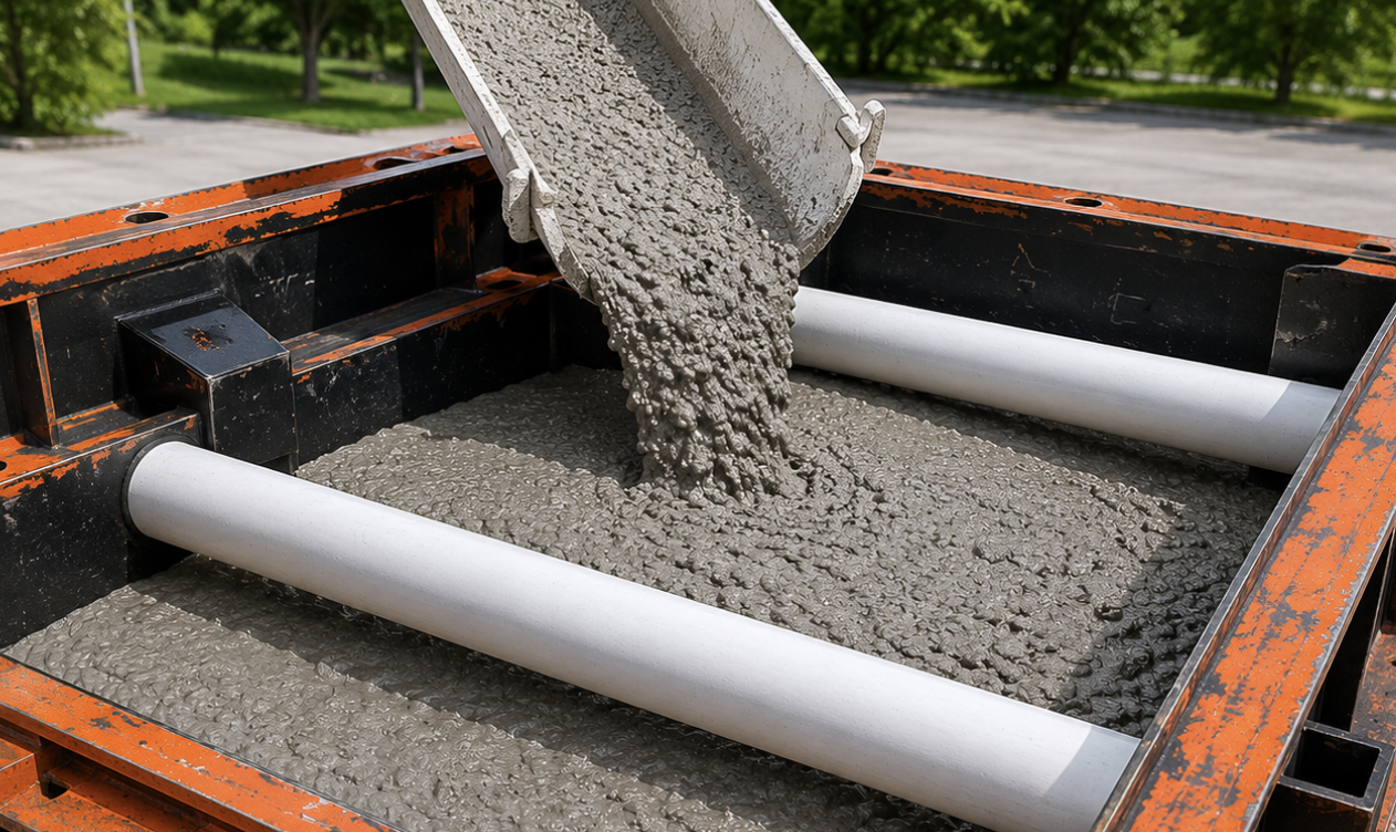 Formulation béton sur-mesure pour blocs empilables